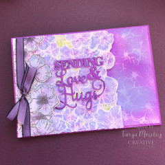 Background Stamp - Speckled Blooms