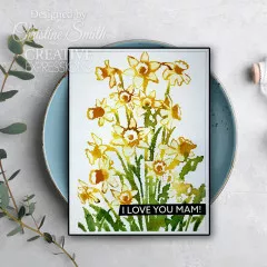 Rubber Stamps - Daffodil Tapestry