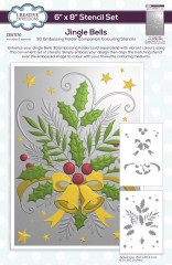 Creative Expressions - Companion Colouring Stencil - Jingle Bells