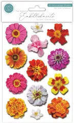 3D Decoupage Stickers - Flowers