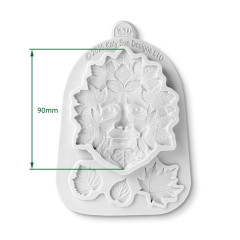 Katy Sue Designs - Silicone Mould - Forest Leaf Green Man