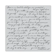 Hero Art Cling Stamp - From The Vault Spring - Positive Script Bold Prints