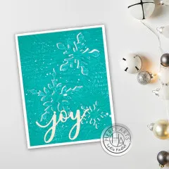Hero Art Cling Stamp - From The Vault Spring - Positive Script Bold Prints