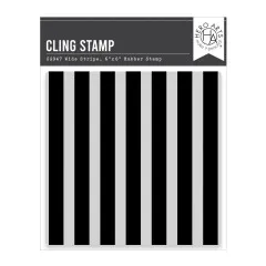 Hero Art Cling Stamp - Packed With Love - Wide Stripe Bold Print