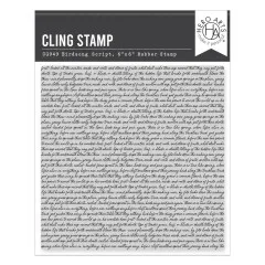 Hero Art Cling Stamp - Spring Meadow - Birdsong Script