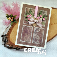 CREAlies Cardzz - Nr. 566 - Frame & Inlay Isabel Rechthoek