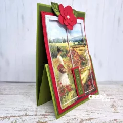 CREAlies Cardzz - Nr. 576 - (Double) Z-fold / Easel Card Rectangle Horizontal