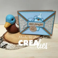 CREAlies Cardzz - Nr. 625 - Double Envelope Card Rectangle