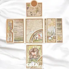 Journalzz and Plannerzz Stanze Nr. 661 - Corner Pocket Quarter Circle Small