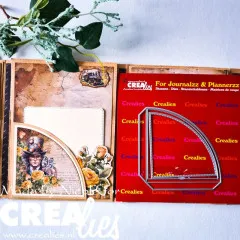 Journalzz and Plannerzz Stanze Nr. 662 - Corner Pocket Quarter Circle Medium