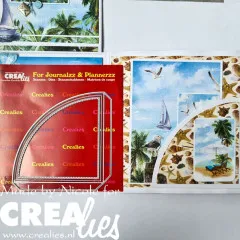 Journalzz and Plannerzz Stanze Nr. 663 - Corner Pocket Quarter Circle Large