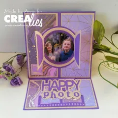 Crea-Nest-Lies XXL Stanze - Nr. 166 - Circles with Little Diagonal Stripes