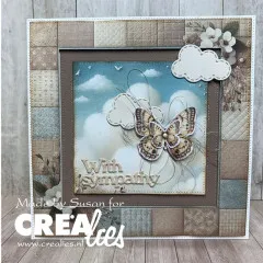 Crea-Nest-Lies XXL Stanze - Nr. 181 - Cloud with Stitchline