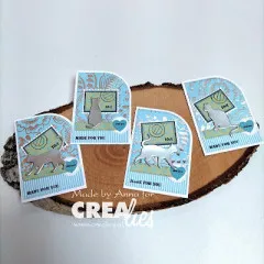 Crea-Nest-Lies XXL Stanze - Nr. 186 - Circles with Dots and Stripes