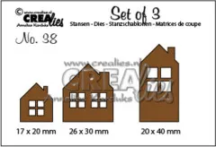 Set of 3 Stanze - Nr. 38 - Häuser