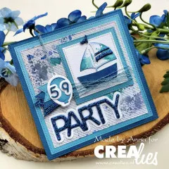 X-tra Stanze - Nr. 71 - Charms Set C: Balloon, Fishtail Banner and Flower