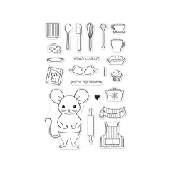 Hero Arts Clear Stamps - Retro Kitchen - What's Cookin'?