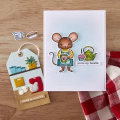 Hero Arts Clear Stamps - Retro Kitchen - What's Cookin'?