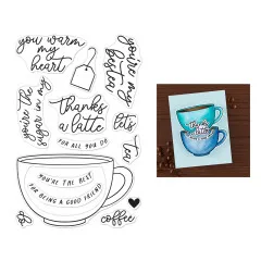 Hero Arts Clear Stamps - What's Brewing - Clear Stamps