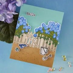Hero Arts Clear Stamps - Seaside Blooms HeroScapes - Coastal Blooms
