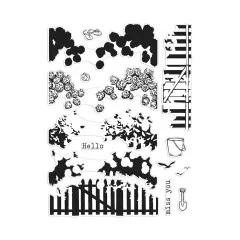 Hero Arts Clear Stamps - Seaside Blooms HeroScapes - Coastal Blooms