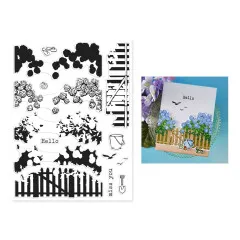 Hero Arts Clear Stamps - Seaside Blooms HeroScapes - Coastal Blooms