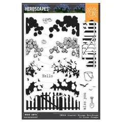Hero Arts Clear Stamps - Seaside Blooms HeroScapes - Coastal Blooms