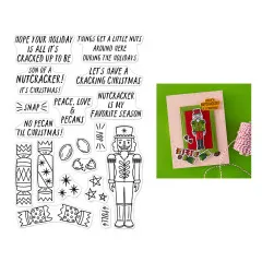 Hero Arts Clear Stamps - Crackin' Christmas - A Little Nuts