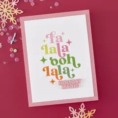 Hero Arts Clear Stamps - Very Merry - Modern Holiday Greetings