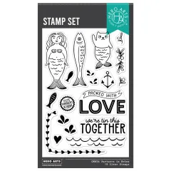 Hero Arts Clear Stamps - Packed With Love - Partners In Brine
