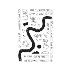 Hero Arts Clear Stamps - What A Ride - Wild Ride