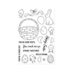 Hero Arts Clear Stamps - Eggstra Special - Spring Tweetings