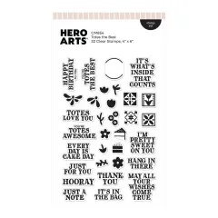 Hero Arts Clear Stamps - Tote-ally Awesome - Totes the Best