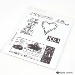 Cling Stamps by Tim Holtz - From the Heart