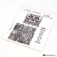 Cling Stamps by Tim Holtz - Garment District