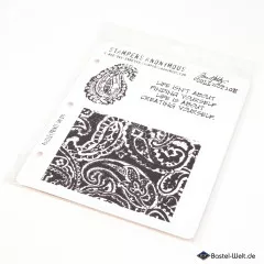 Cling Stamps by Tim Holtz - Paisley Prints