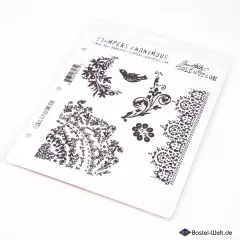 Cling Stamps by Tim Holtz - Floral Tatoo