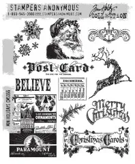 Cling Stamps Tim Holtz - Mini Holiday