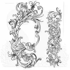 Cling Stamps by Tim Holtz - Fabulous Flourishes