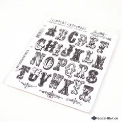 Cling Stamps by Tim Holtz - Mini cirque alpha