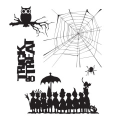 Cling Stamps Tim Holtz - Halloween Cutouts