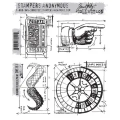 Cling Stamps Tim Holtz - Ringmaster Blueprint