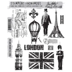 Cling Stamps by Tim Holtz - Paris To London
