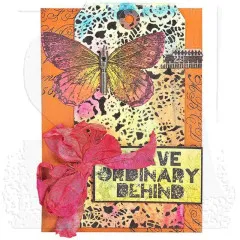 Tim Holtz Cling Stamps - Marble and Doily
