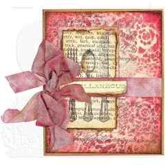 Tim Holtz Cling Stamps - Marble and Doily