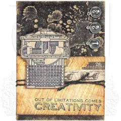 Tim Holtz Cling Stamps - Merchantile