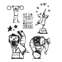 Tim Holtz Cling Stamps - Big Top