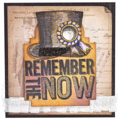 Tim Holtz Cling Stamps - High Society Blueprint