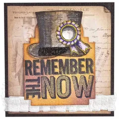 Tim Holtz Cling Stamps - High Society Blueprint