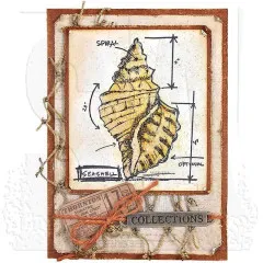 Tim Holtz Cling Stamps - Nautical Blueprint